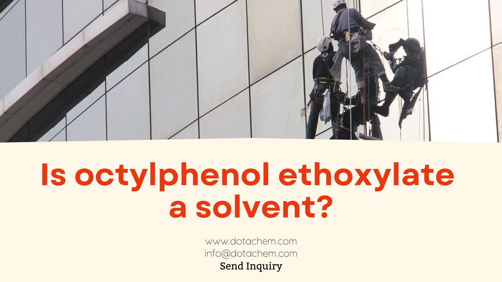 octylphenol ethoxylate เป็นตัวทำละลายหรือไม่?