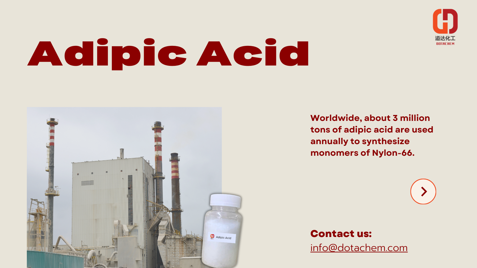 การผลิตอุตสาหกรรมและการใช้กรด adipic คืออะไร?