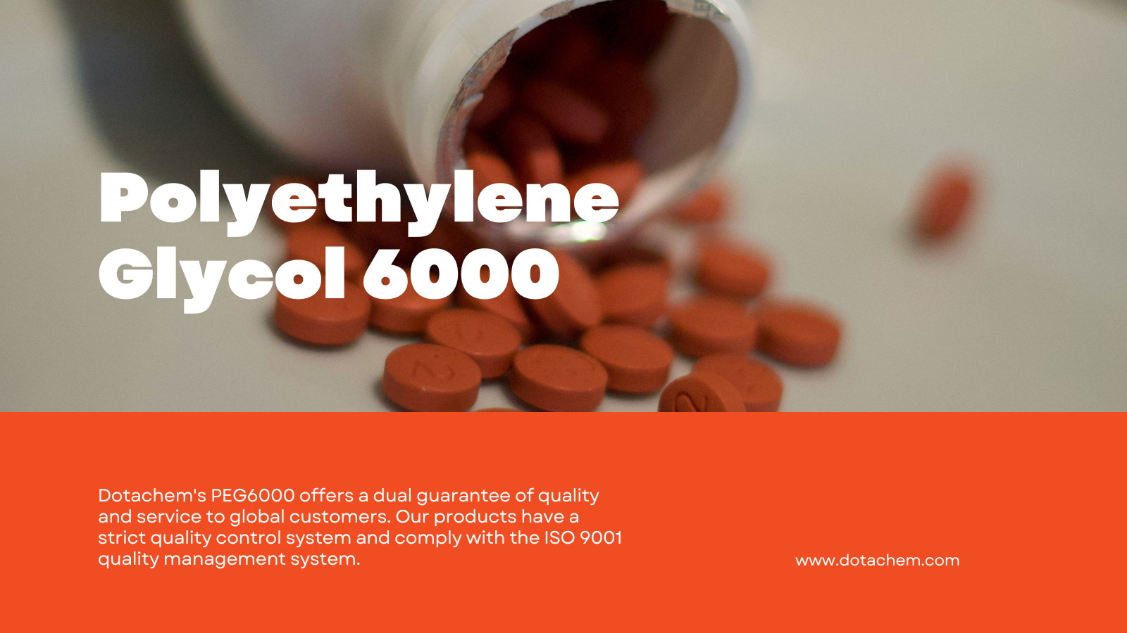 Polyethylene Glycol 6000: การใช้งานที่หลากหลายในสาขาอุตสาหกรรมและความมุ่งมั่นด้านคุณภาพของ Dotachem