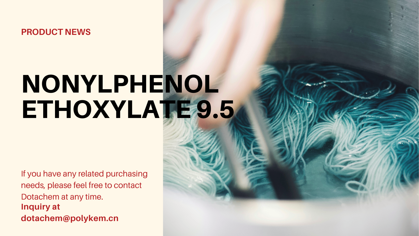 โมล nonylphenol ethoxylate 9.5 โมลที่ใช้และอุปทานของ Dotachem!