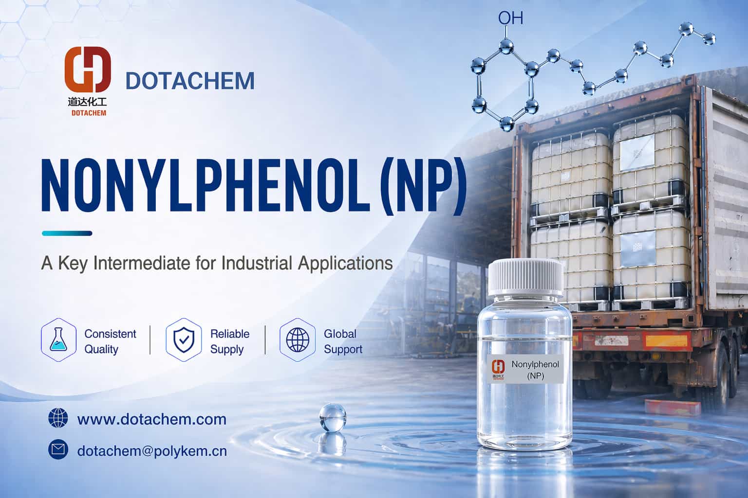 Dotachem Nonylphenol (NP): สารตัวกลางที่สำคัญสำหรับการใช้งานทางอุตสาหกรรม