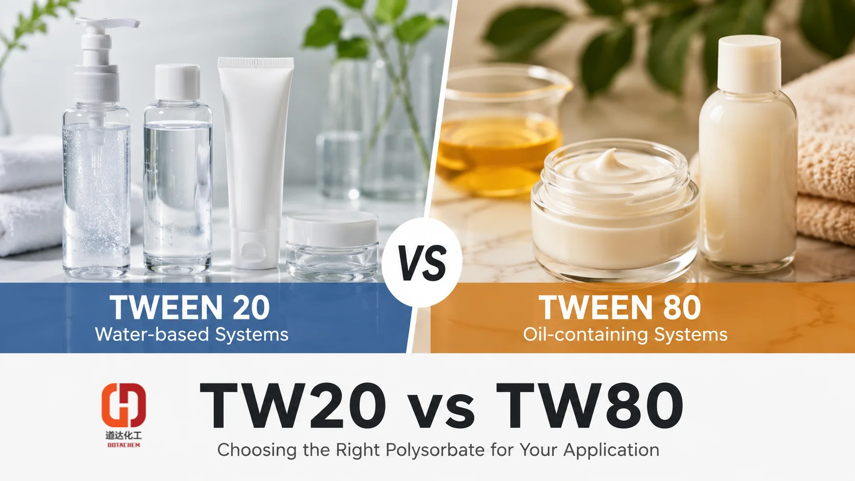 Tween 80 กับ Tween 20: ความแตกต่างที่สำคัญและวิธีเลือกสำหรับแอปพลิเคชันของคุณ