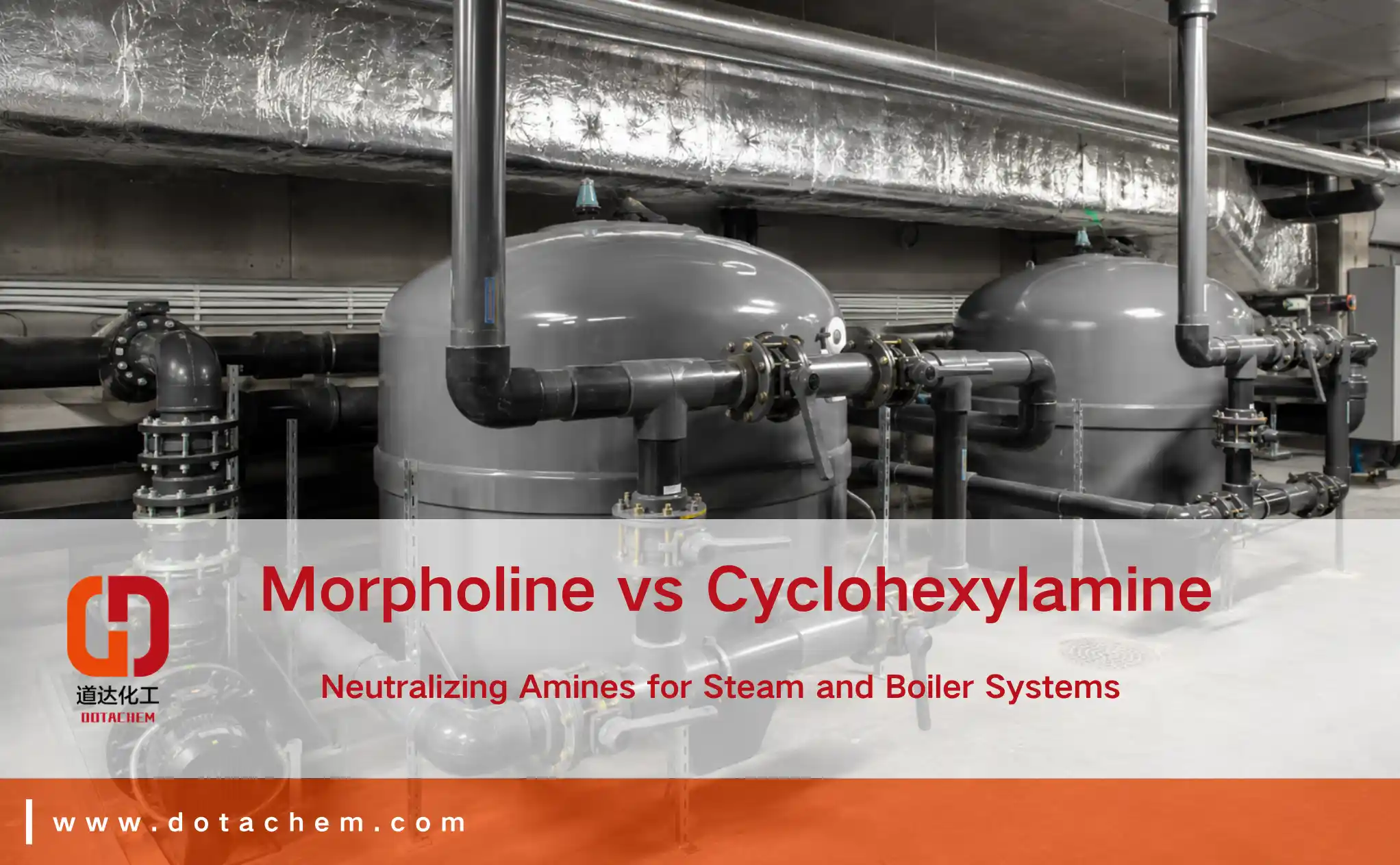 Morpholine กับ Cyclohexylamine: การทำให้เอมีนเป็นกลางสำหรับระบบไอน้ำและหม้อไอน้ำ